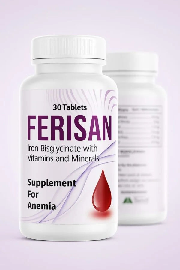 FERISAN β Iron Bisglycinate with Vitamins & Minerals | Anemia Support Tablets