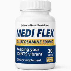 MEDI FLEX 500mg Glucosamine for Joint Support | 30 Tablets