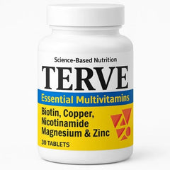 TERVE Essential Multivitamin – 30 Nutrients for Daily Energy & Immunity