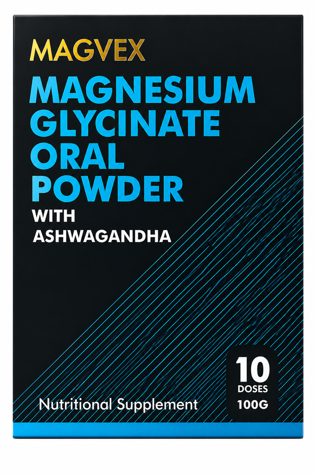 Magnesium Glycinate Sachet 2600mg with Ashwagandha 140mg