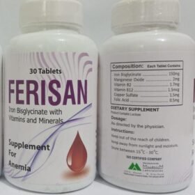 FERISAN – Iron Bisglycinate with Vitamins & Minerals | Anemia Support Tablets