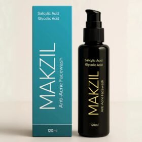 MAKZIL Anti-Acne Facewash – Salicylic & Glycolic Acid | 120ml